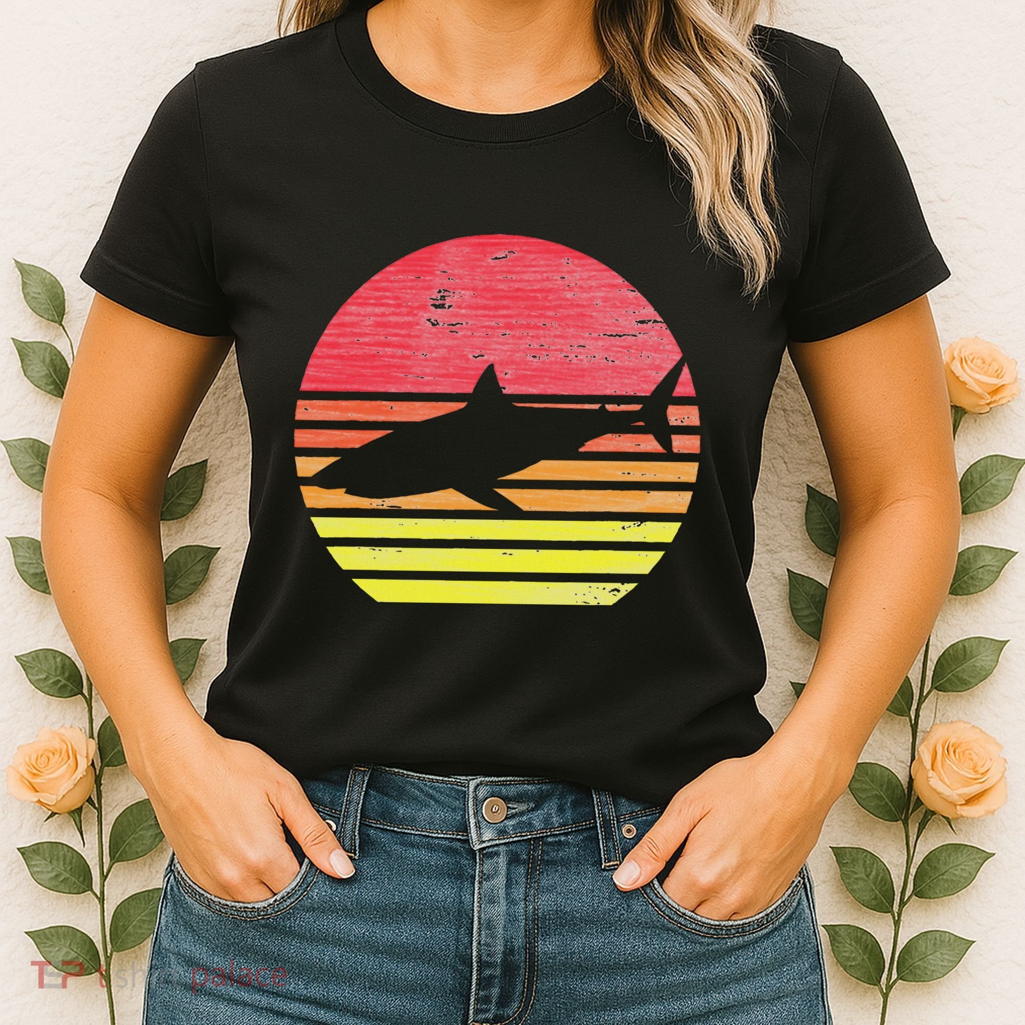 Retro Shark Women's T-Shirt