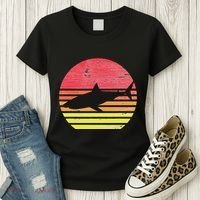 Retro Shark Women's T-Shirt thumb 3