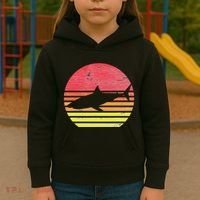 Retro Shark Kids Hoodie thumb 3