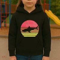 Retro Shark Kids Hoodie thumb 3