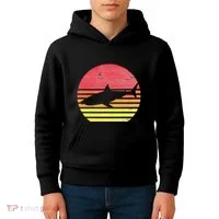 Retro Shark Kids Hoodie thumb 4