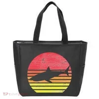 Retro Shark Tote Bag thumb 0