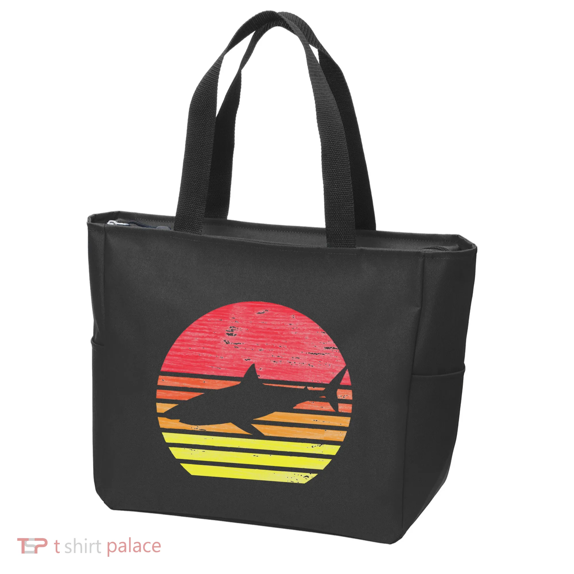 Retro Shark Tote Bag