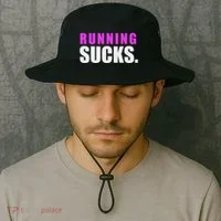 Running Sucks Bucket Hat thumb 2