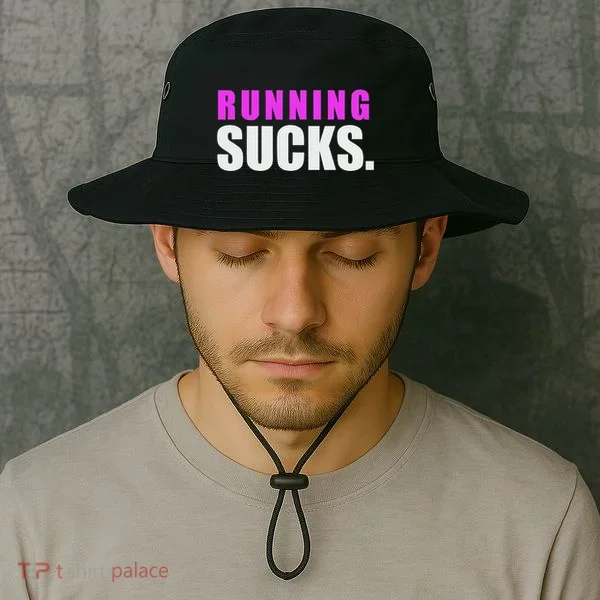Running Sucks Bucket Hat