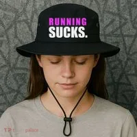 Running Sucks Bucket Hat thumb 3
