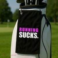 Running Sucks Golf Towel thumb 2