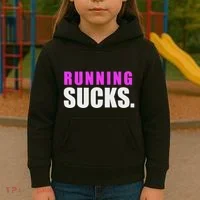 Running Sucks Kids Hoodie thumb 3