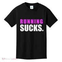 Running Sucks Kids T-Shirt thumb 0