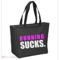Running Sucks Tote Bag thumb 2