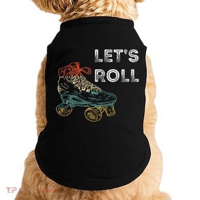 Roller Skates Running 70s 80s Roller Skating Inline Skater Doggie Tank