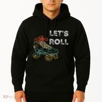 Roller Skates Running 70s 80s Roller Skating Inline Skater Hoodie thumb 2