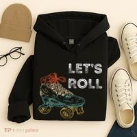 Roller Skates Running 70s 80s Roller Skating Inline Skater Hoodie thumb 4