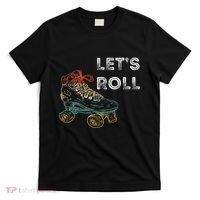 Roller Skates Running 70s 80s Roller Skating Inline Skater T-Shirt thumb 0
