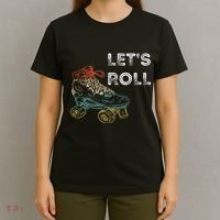 Roller Skates Running 70s 80s Roller Skating Inline Skater T-Shirt thumb 4