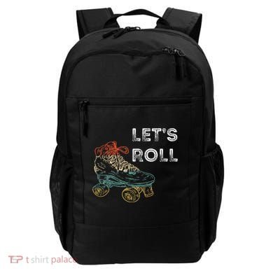 Roller Skates Running 70s 80s Roller Skating Inline Skater Backpack