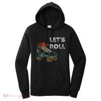 Roller Skates Running 70s 80s Roller Skating Inline Skater Women's Hoodie thumb 0
