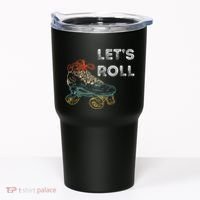 Roller Skates Running 70s 80s Roller Skating Inline Skater Tumbler thumb 0