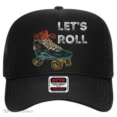 Roller Skates Running 70s 80s Roller Skating Inline Skater Hat