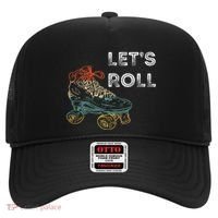 Roller Skates Running 70s 80s Roller Skating Inline Skater Hat thumb 0