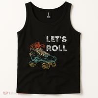 Roller Skates Running 70s 80s Roller Skating Inline Skater Tank Top thumb 2