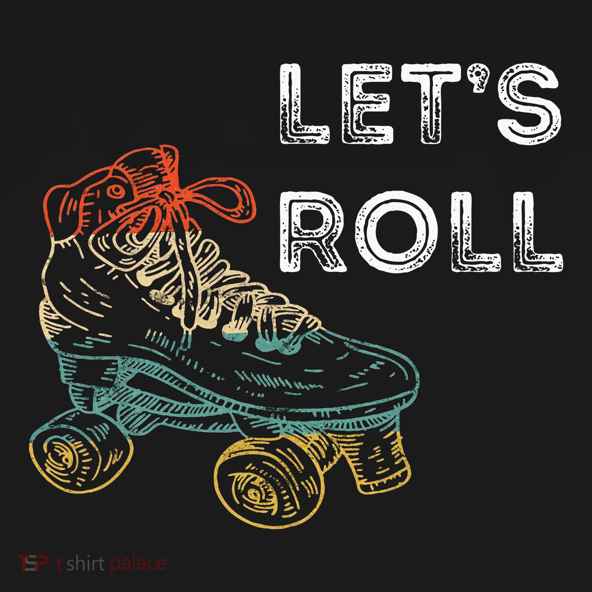 Roller Skates Running 70s 80s Roller Skating Inline Skater Tank Top