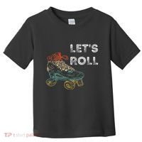 Roller Skates Running 70s 80s Roller Skating Inline Skater Toddler T-Shirt thumb 0