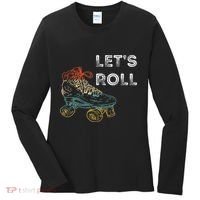 Roller Skates Running 70s 80s Roller Skating Inline Skater Women's Long Sleeve Shirt thumb 0