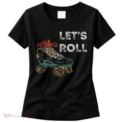 Roller Skates Running 70s 80s Roller Skating Inline Skater Women's T-Shirt