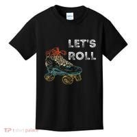 Roller Skates Running 70s 80s Roller Skating Inline Skater Kids T-Shirt thumb 0