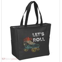 Roller Skates Running 70s 80s Roller Skating Inline Skater Tote Bag thumb 2
