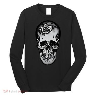 Rose Skull Long Sleeve Shirt