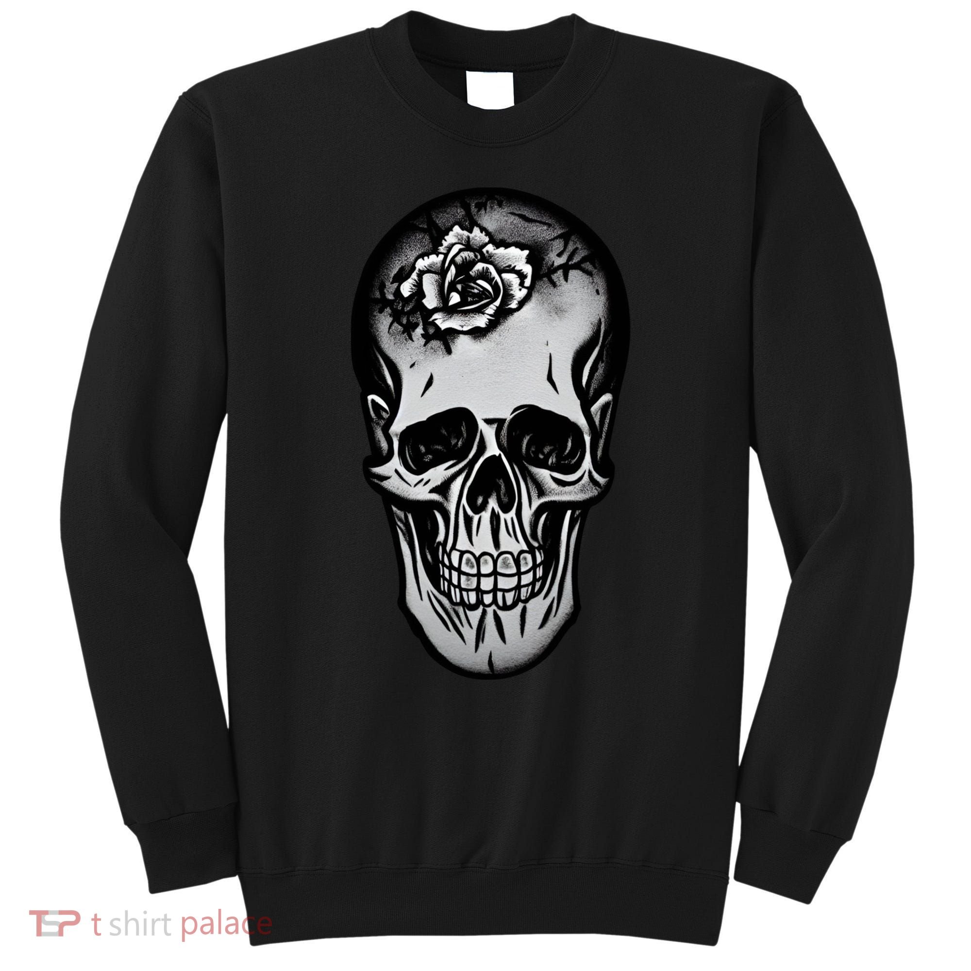 Rose Skull Sweatshirt