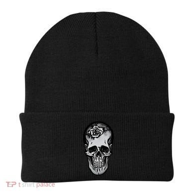 Rose Skull Beanie