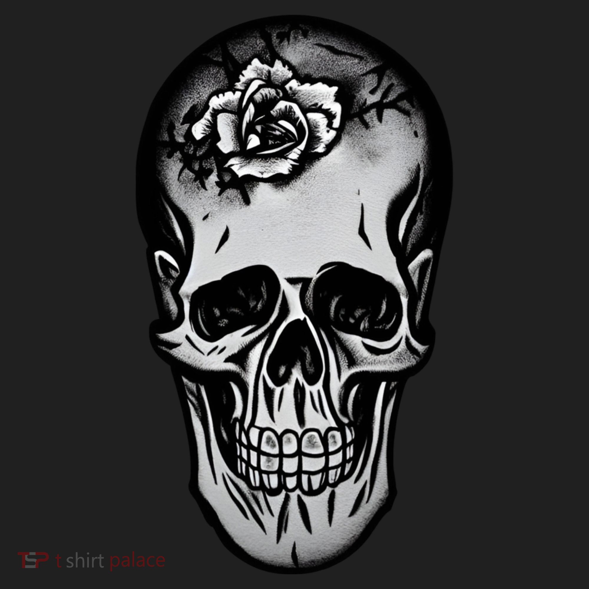 Rose Skull Beanie