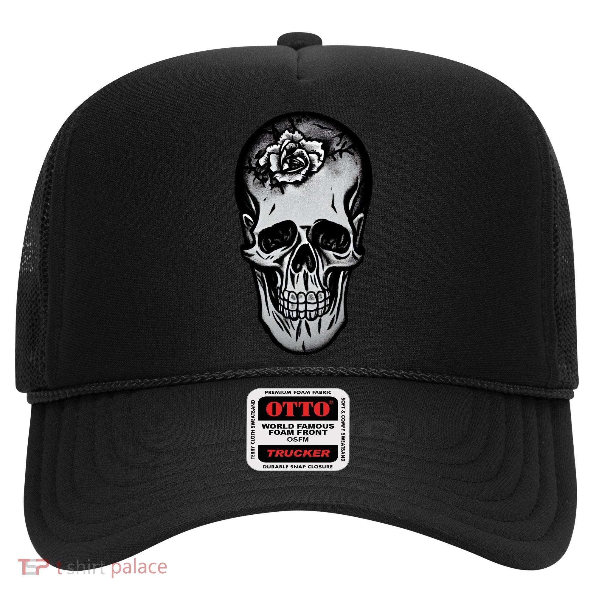 Rose Skull Hat