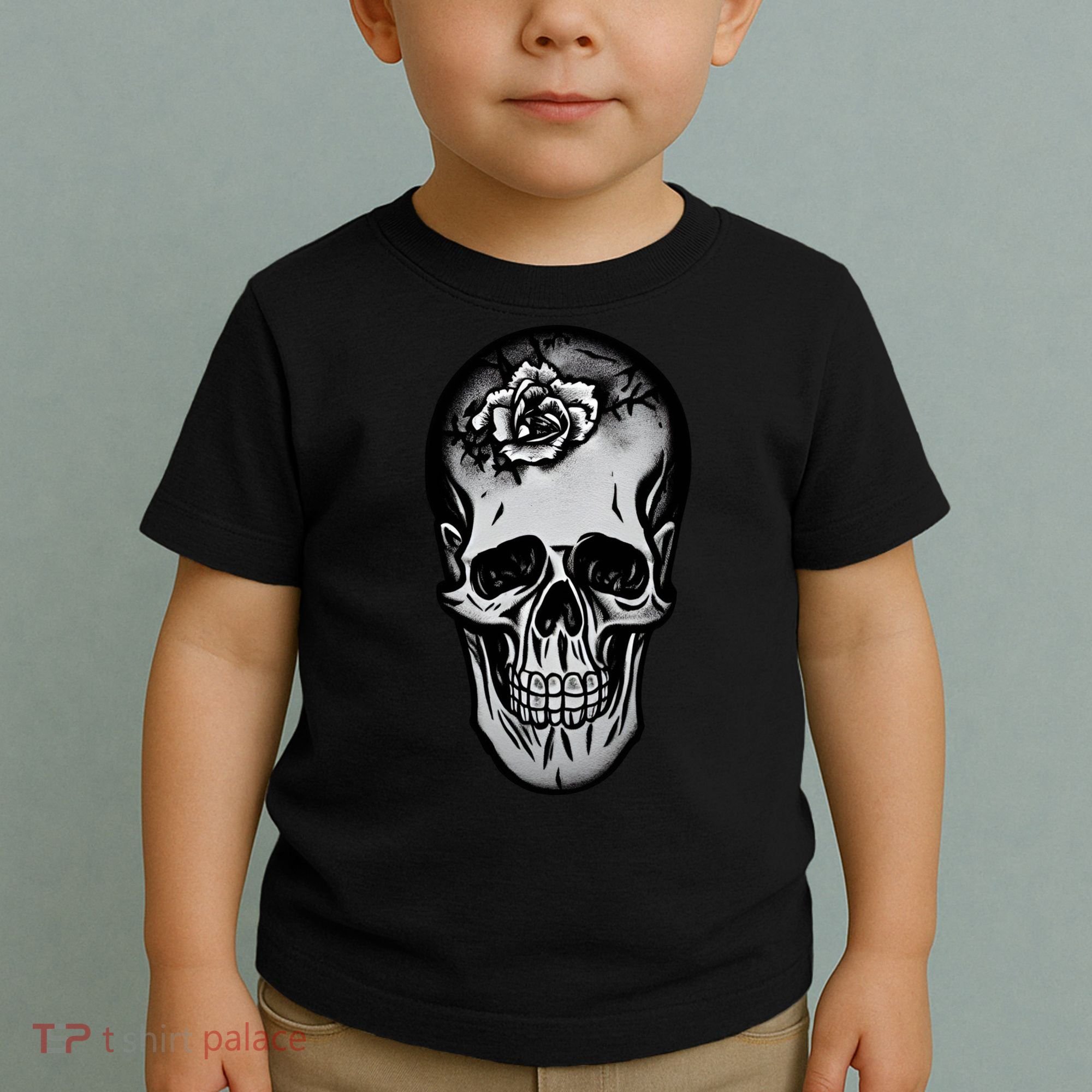 Rose Skull Toddler T-Shirt