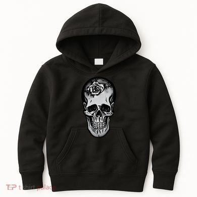 Rose Skull Kids Hoodie