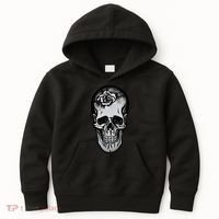 Rose Skull Kids Hoodie thumb 0