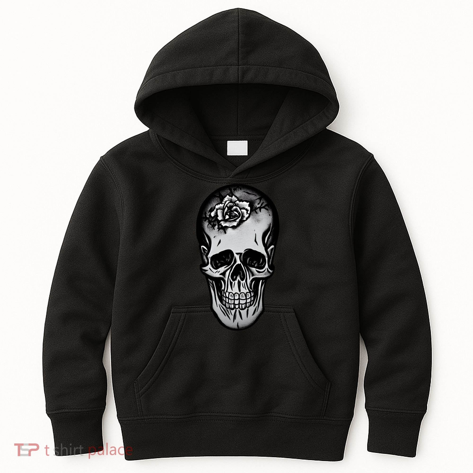 Rose Skull Kids Hoodie