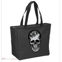 Rose Skull Tote Bag thumb 2