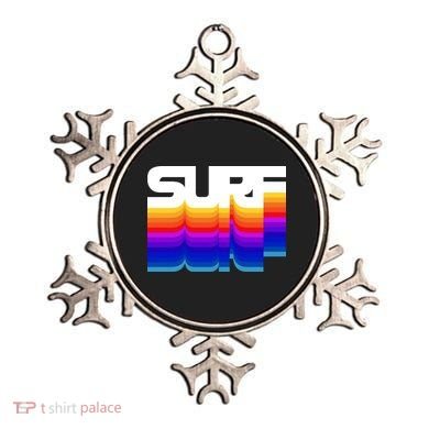 Retro Surf Ornament