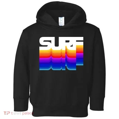 Retro Surf Toddler Hoodie
