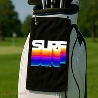 Retro Surf Golf Towel thumb 2