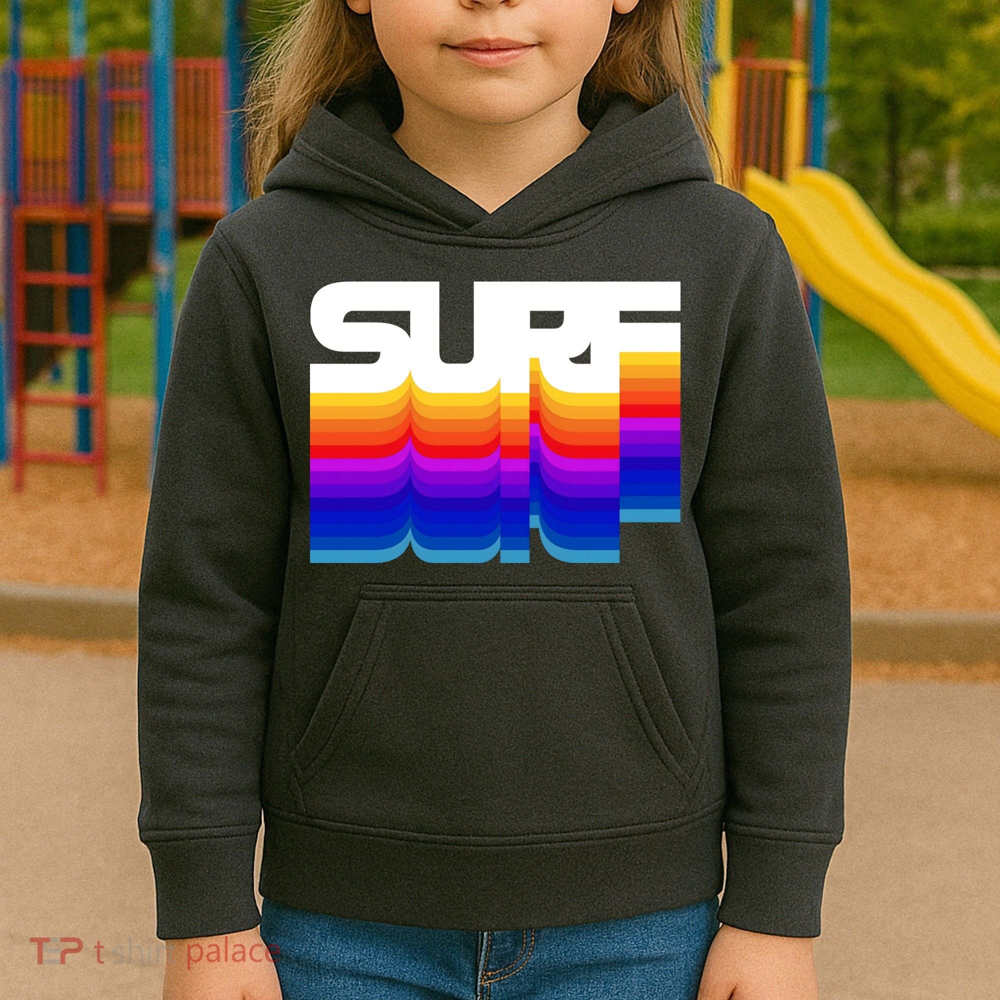 Retro Surf Kids Hoodie