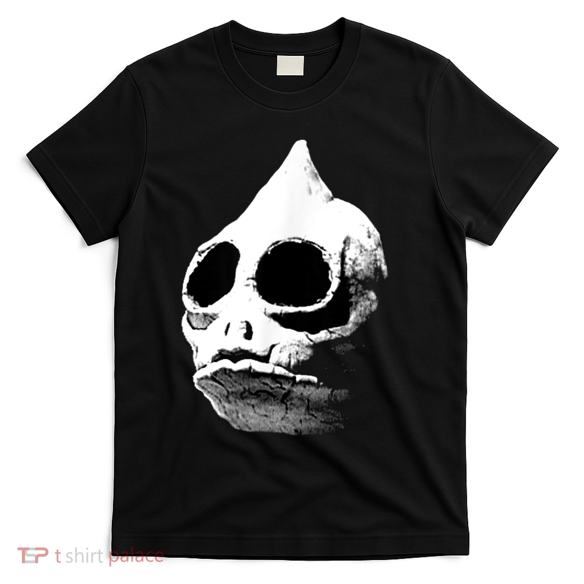 Retro Sleestak Reptilian Skull Graphic T-Shirt