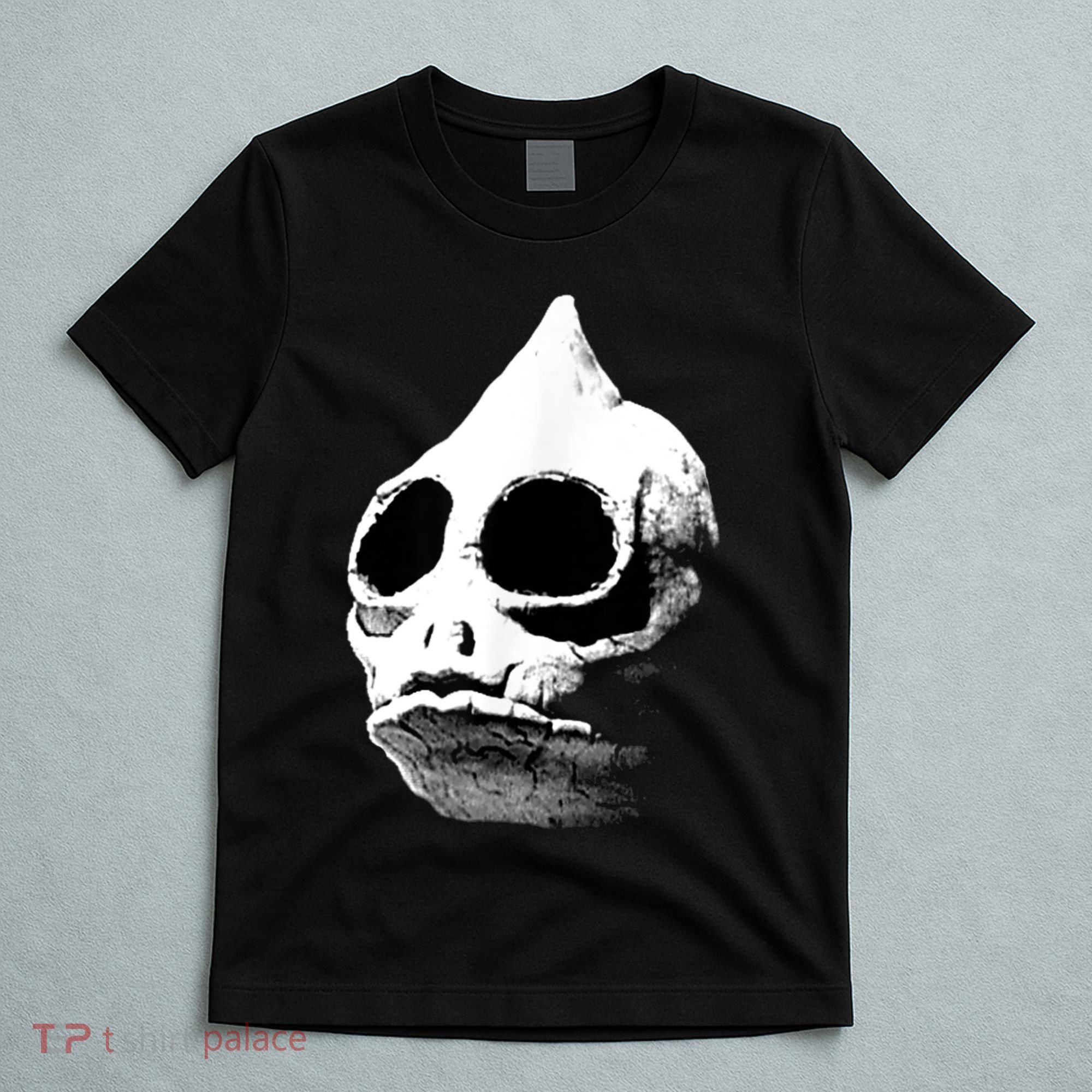 Retro Sleestak Reptilian Skull Graphic T-Shirt