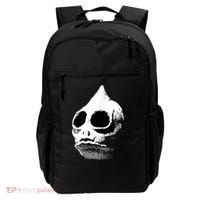 Retro Sleestak Reptilian Skull Graphic Backpack thumb 0