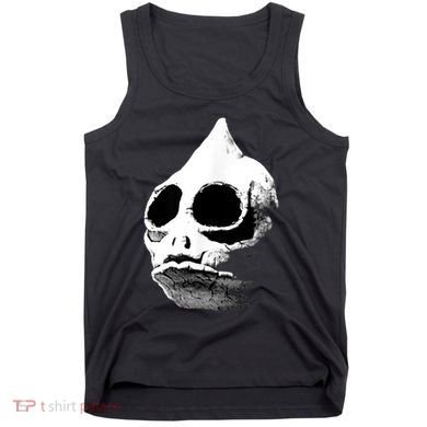 Retro Sleestak Reptilian Skull Graphic Tank Top