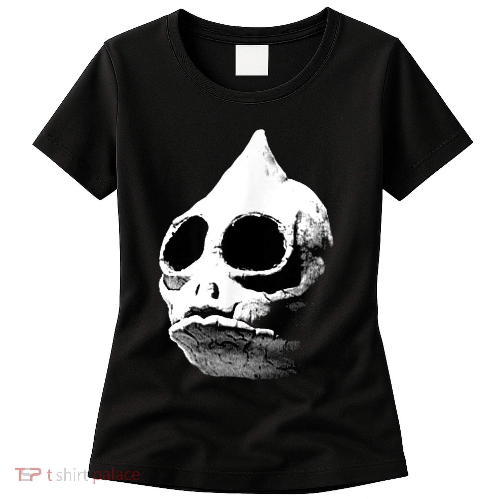 Retro Sleestak Reptilian Skull Graphic Women's T-Shirt